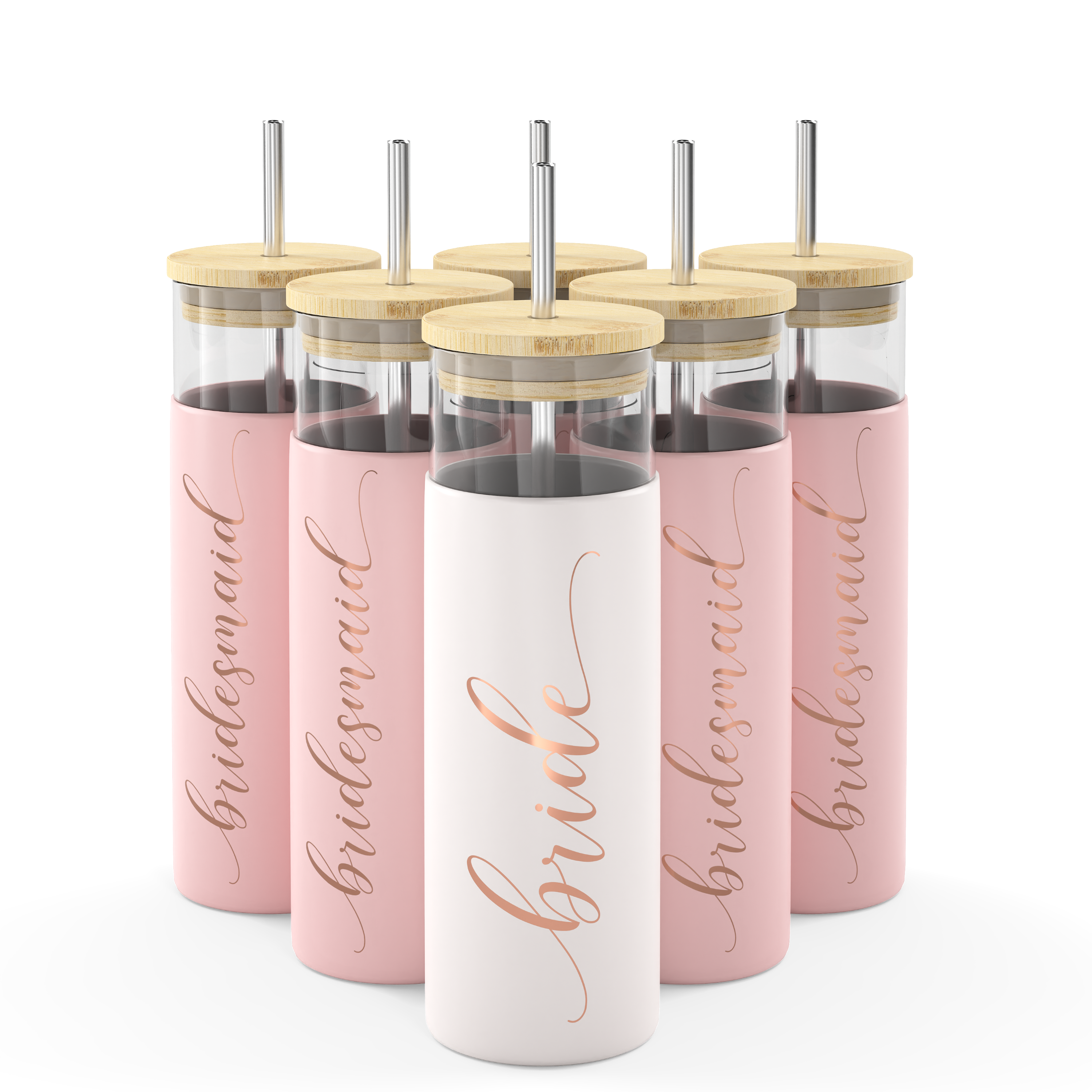 20 oz. Bride Drink Tumblers with Lids/Straws – Giftique