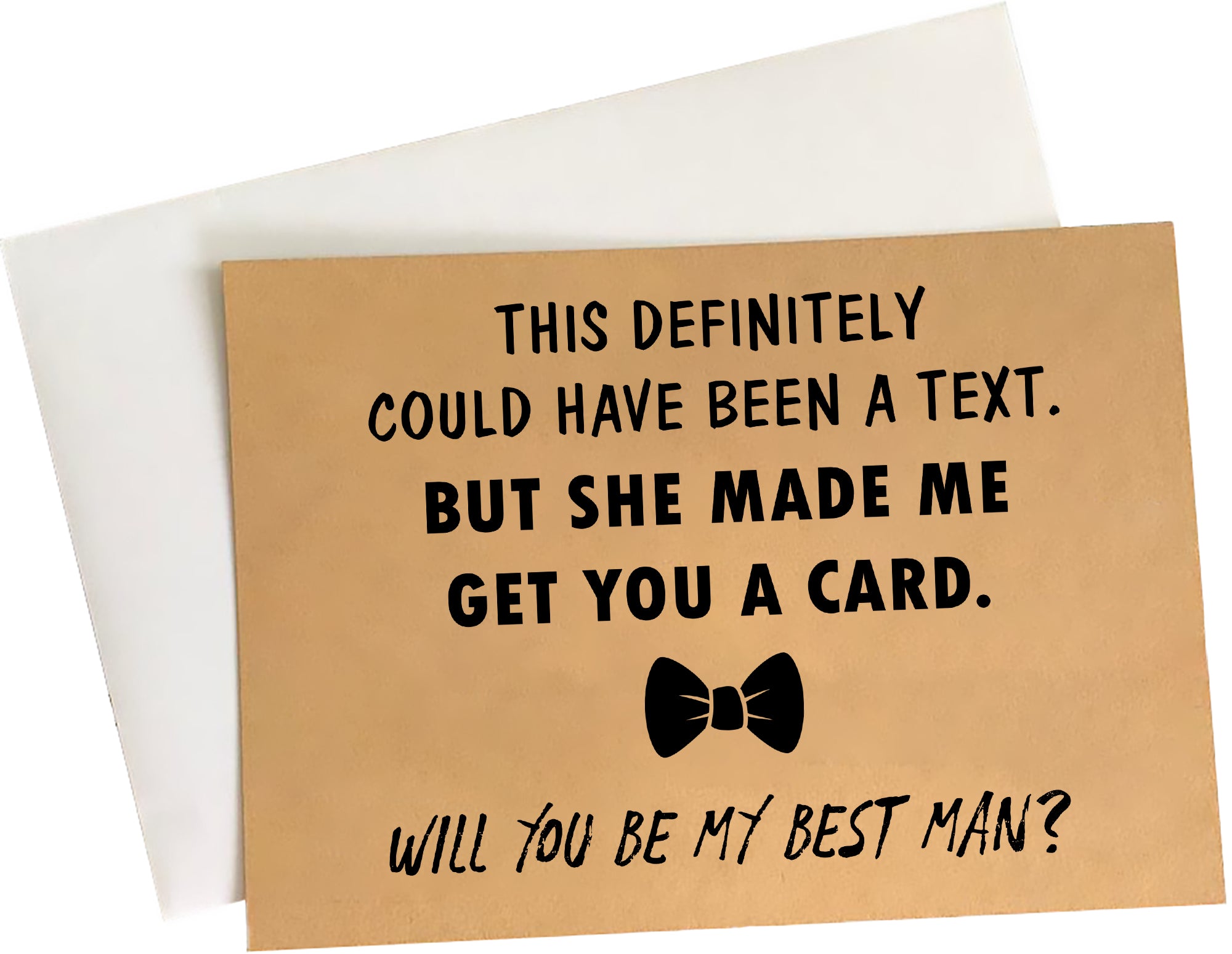 Groomsmen Proposal Cards - Set of 8 with Envelopes 5" x 7" | Funny Groomsmen Proposal Gifts for Wedding